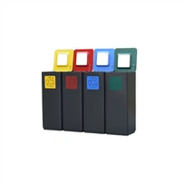 60L 야외 금속 쓰레기통